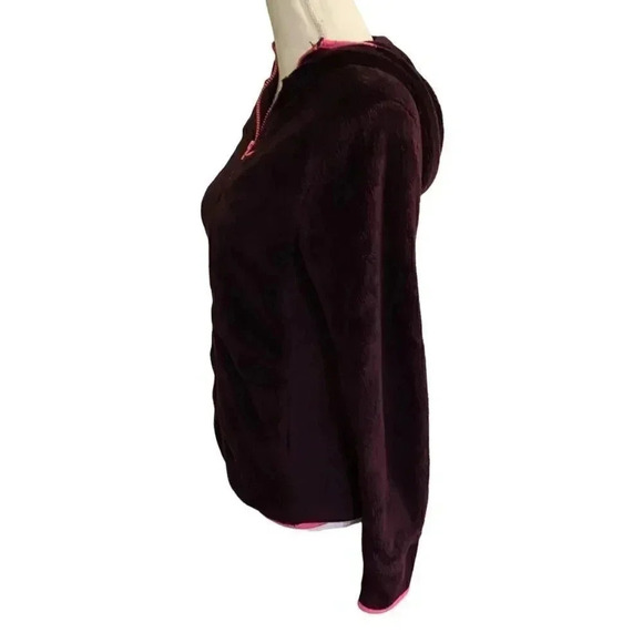 SO size M zip up fleece EUC deep purple - Picture 4 of 7